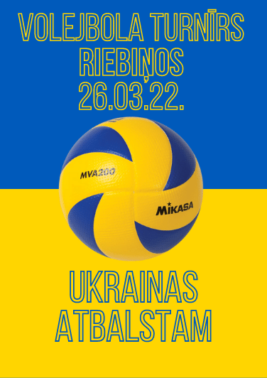 volejbola turnīrs vīriešiem “Atbalsts Ukrainai”