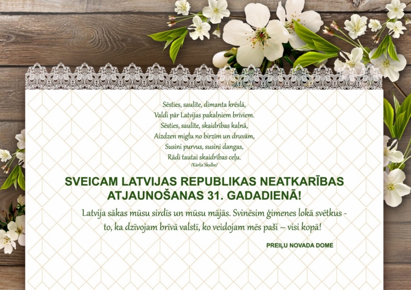 sveic Latvijas Republikas neatkarības atjaunošanas dienā