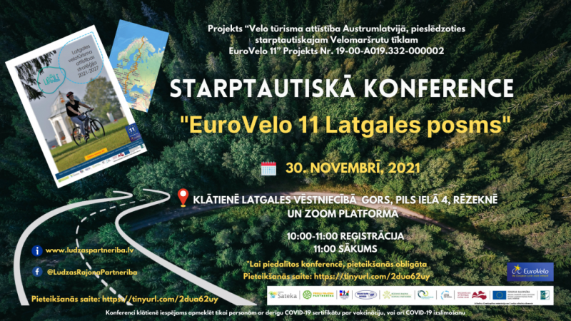starptautiskā konference “EuroVelo 11 Latgales posms”