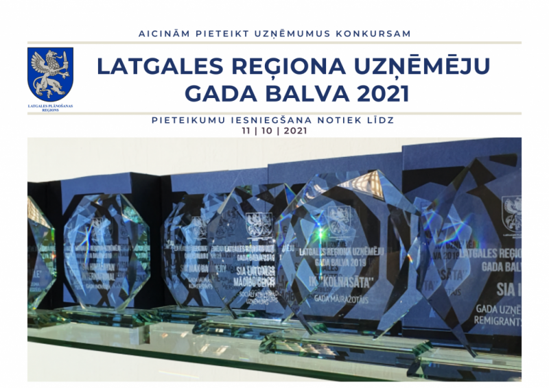 Latgales reģiona uzņēmēju gada balva 2021