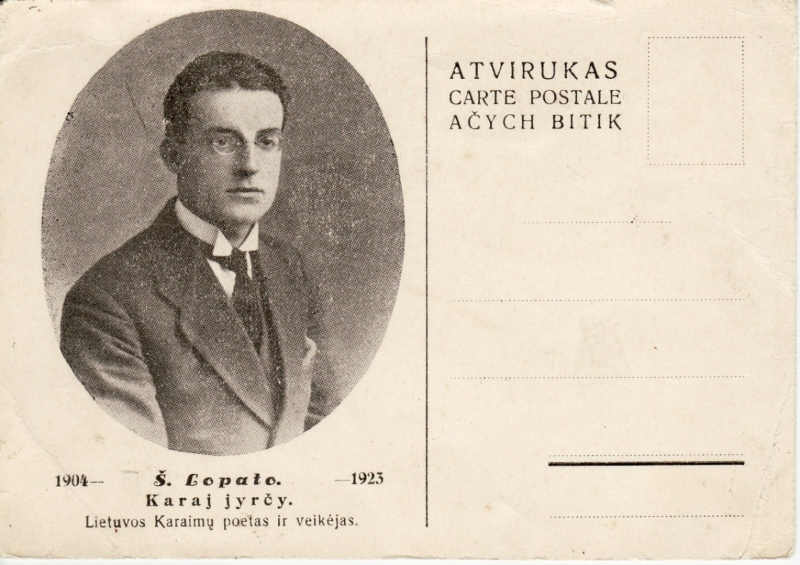 Lietuvas karaīmu dzejnieks un sabiedriskais darbinieks Šelumelis Lopato