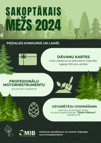 Izsludināta pieteikšanās konkursam “Sakoptākais mežs 2024”