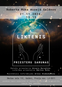 Filozofiski sakrālu pārdomu pasākums “Liktenis”