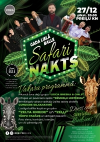 Lielā gada balle "Safari nakts"