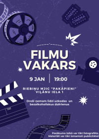 Filmu vakars Riebiņos