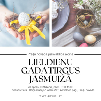 Lieldienu gadatirgus Jasmuižā