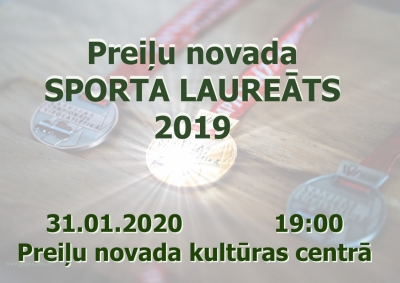 Aicinām pieteikt pretendentus konkursam ”Preiļu novada sporta laureāts 2019”