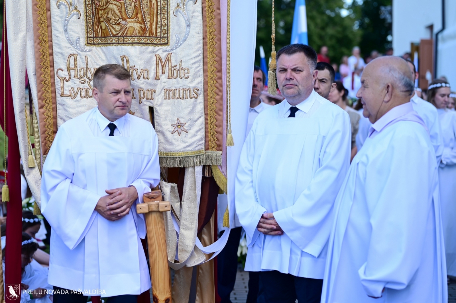 Aglonā aizvadītas Vissvētākās Jaunavas Marijas debesīs uzņemšanas svinības