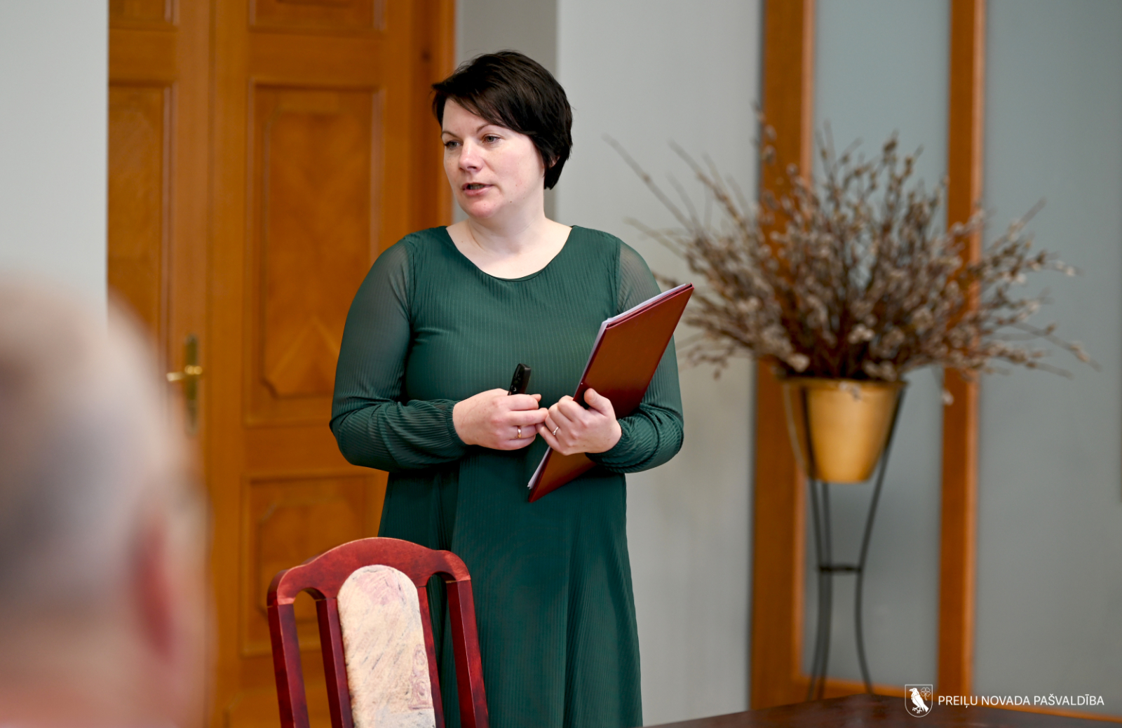 Reģionālajā darba vizītē Preiļu novadu apmeklē Viedās administrācijas un reģionālās attīstības ministrijas (VARAM) ministre Inga Bērziņa