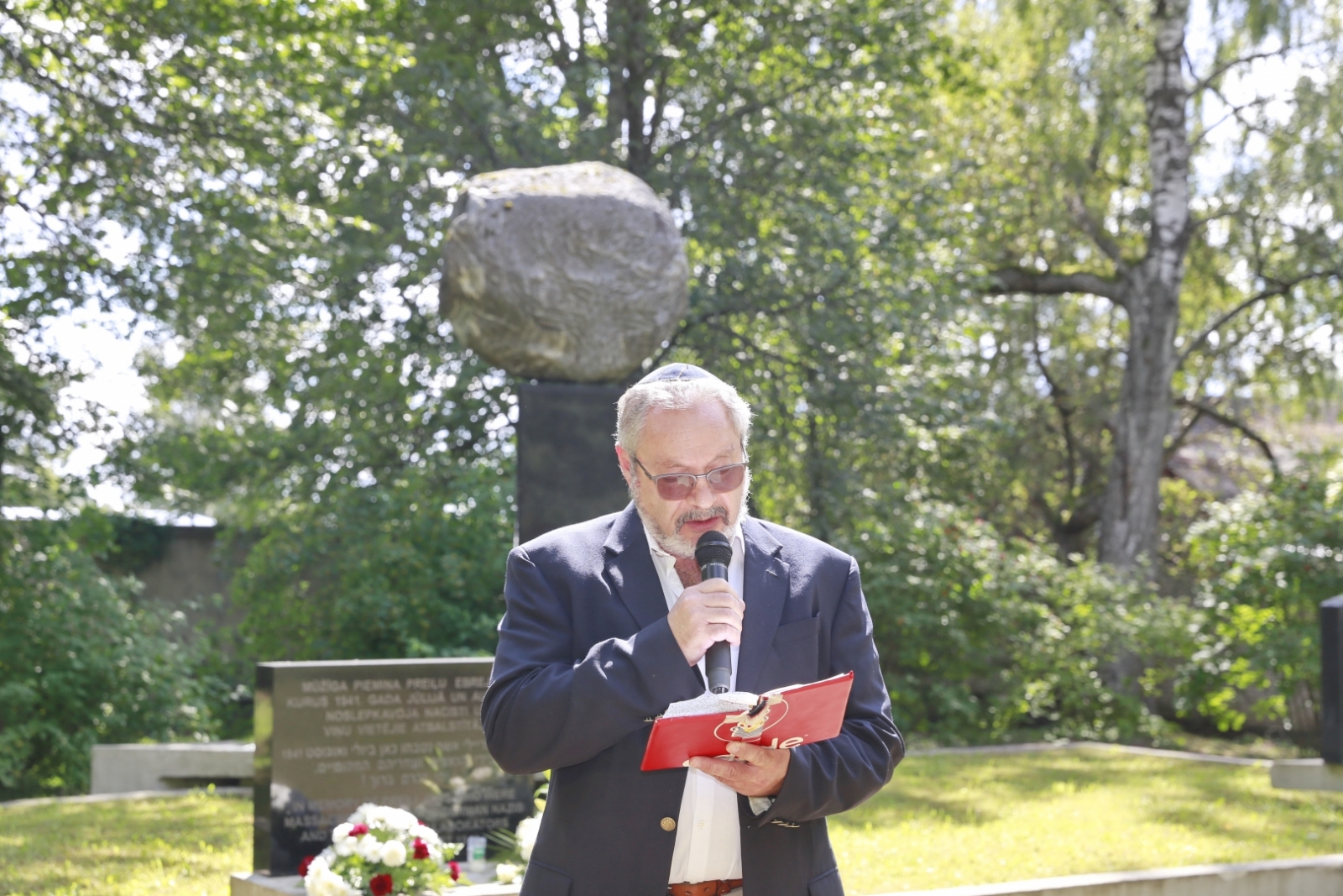 Holokausta upuru piemiņas pasākums Preiļos