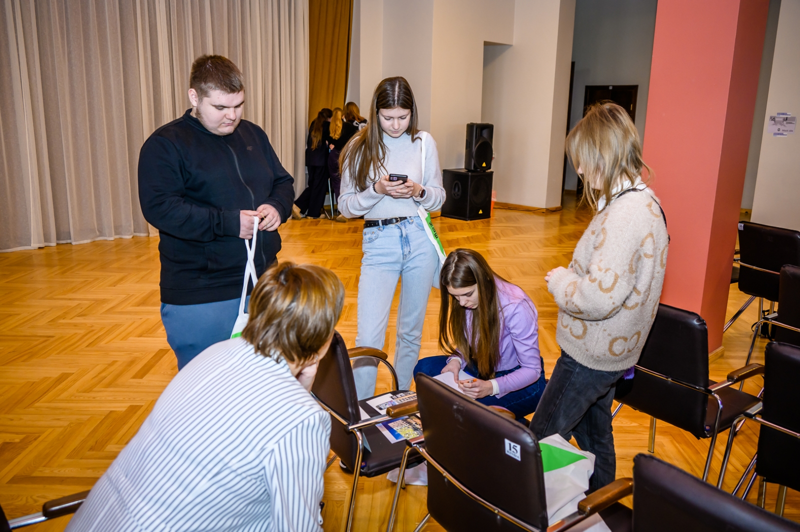 Preiļu novada pašvaldības jaunieši piedalās akcijas atklāšanas pasākumā "Atpakaļ uz skolu/Atpakaļ uz Universitāti"