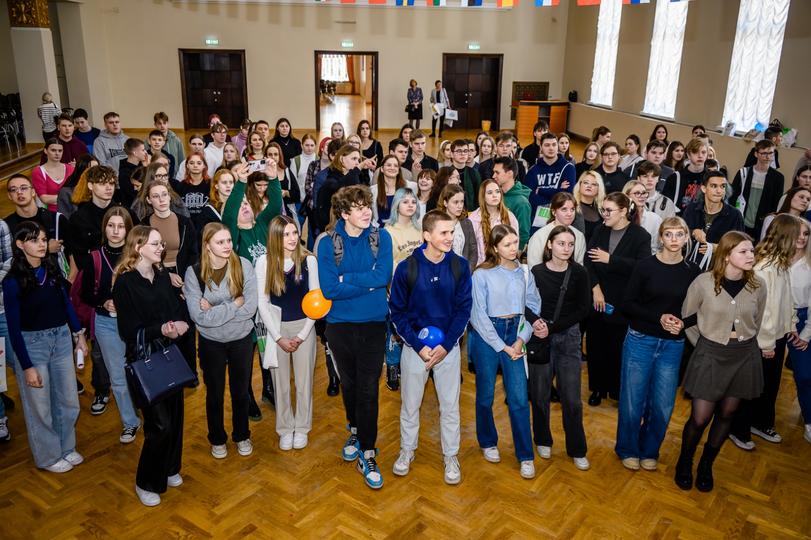 Preiļu novada pašvaldības jaunieši piedalās akcijas atklāšanas pasākumā "Atpakaļ uz skolu/Atpakaļ uz Universitāti"