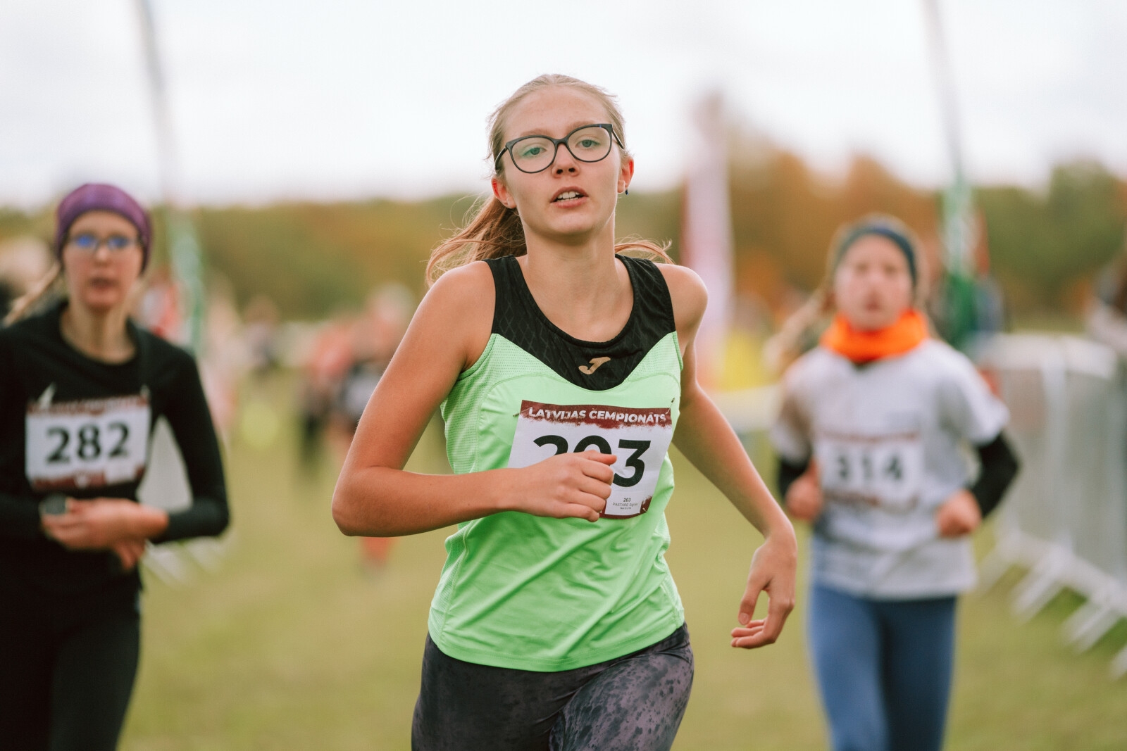 Preiļu novada BJSS vieglatlētu starti Latvijas čempionātā krosā