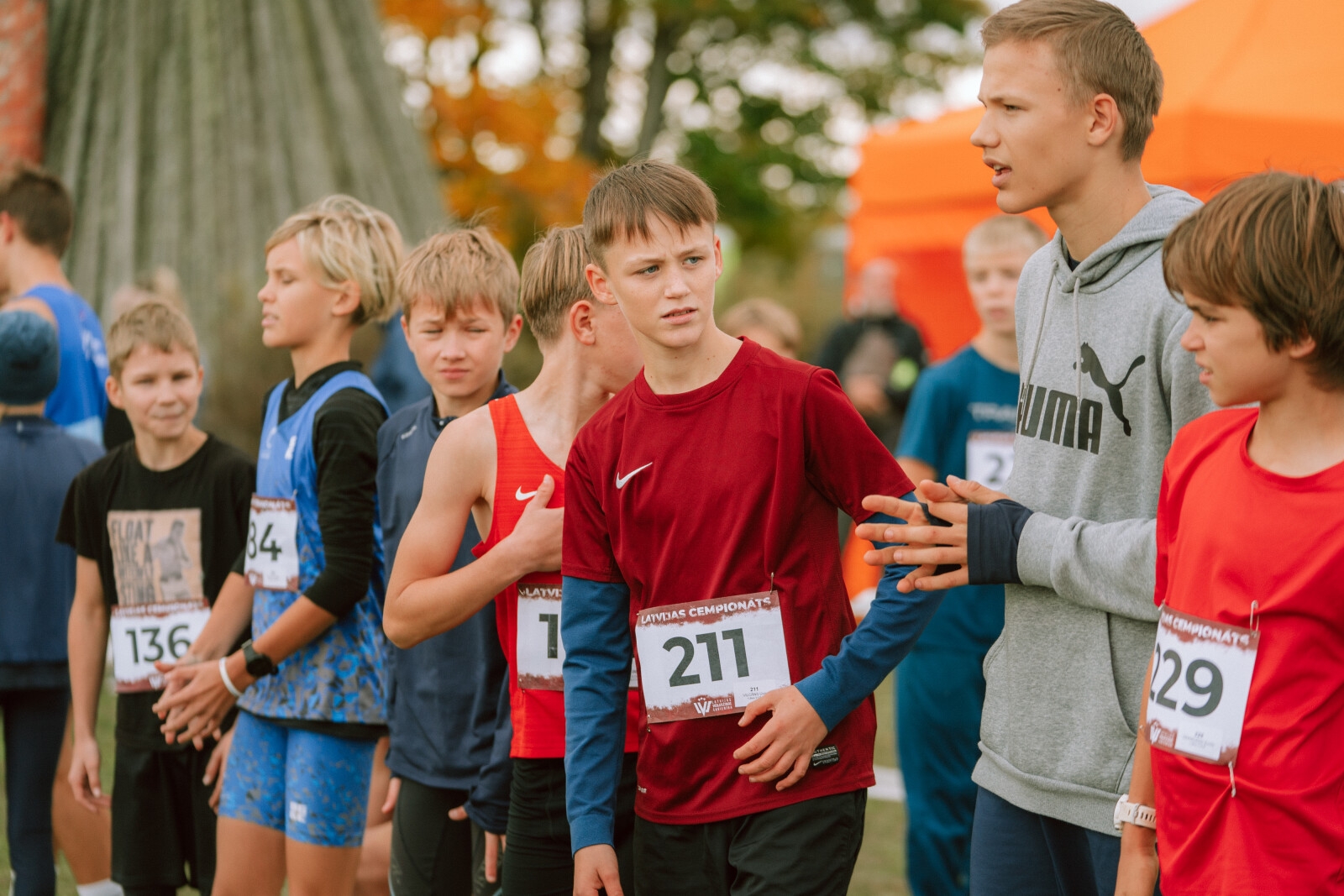 Preiļu novada BJSS vieglatlētu starti Latvijas čempionātā krosā